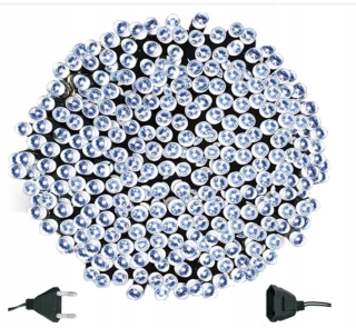 Osvetlenie vianočného stromčeka, 500 LED programovacích lámp - studená biela, 35 metrov